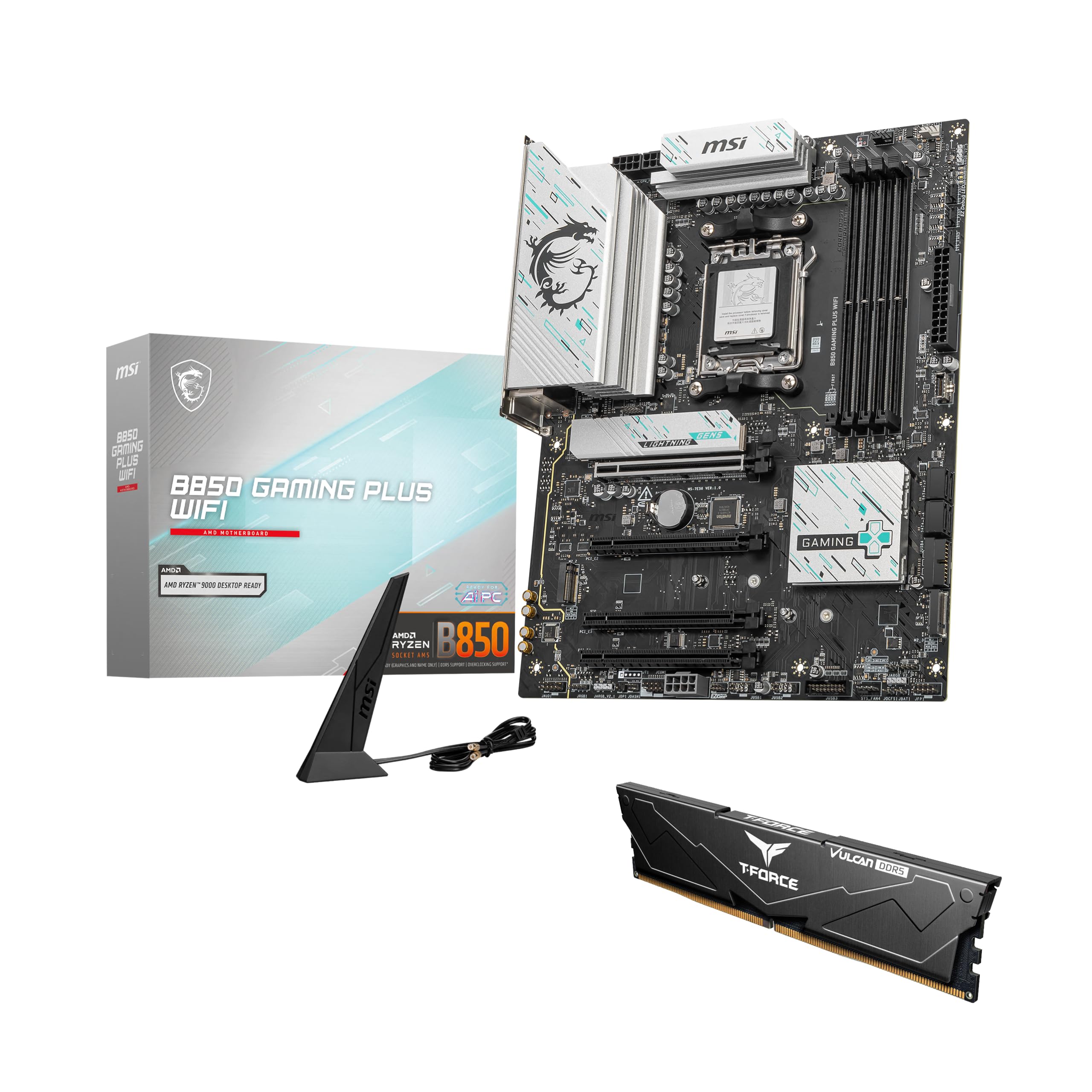 Amazon | MSI B850 ゲーミングプラス WIFIマザーボード、ATX-AMD Ryzen
